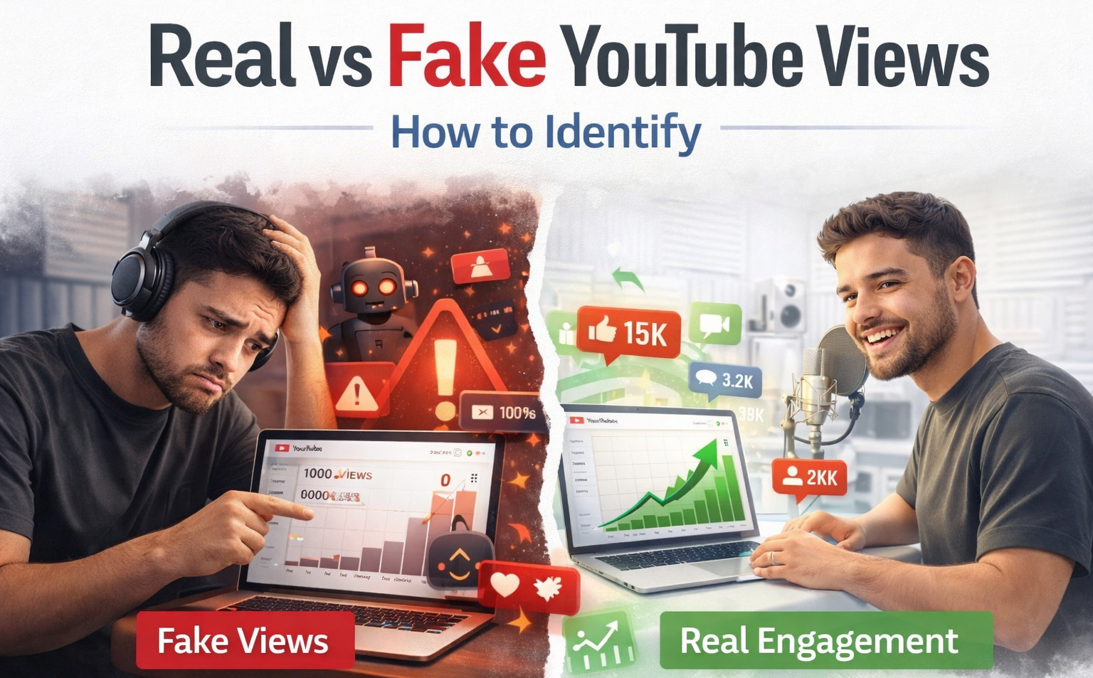 Real vs Fake YouTube Views How to Identify Genuine Video Promotion